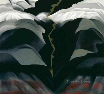 ジョージア・オキーフ Painting - ブラック プレイス iii ジョージア オキーフ アメリカのモダニズム 精密主義